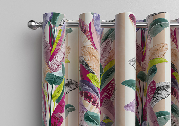 Palm Springs, Peach Stripe - Made To Measure Curtains - Image 12